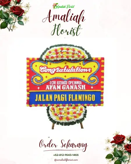 Sewa Papan Bunga Saparua
